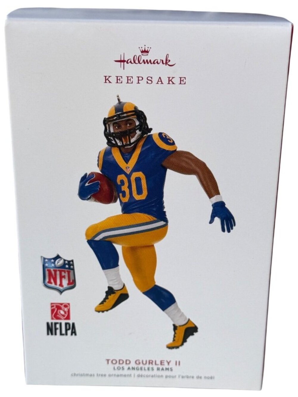 2019 Hallmark Todd Gurley II NFL Player Los Angeles Rams Christmas Ornament 5"